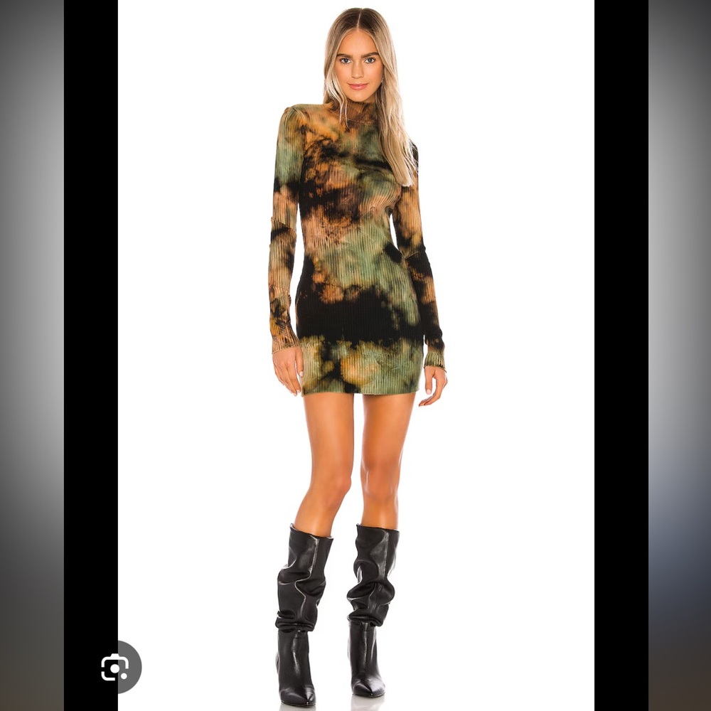 Cotton Citizen Ibiza Mini Dress in Tie-Dye